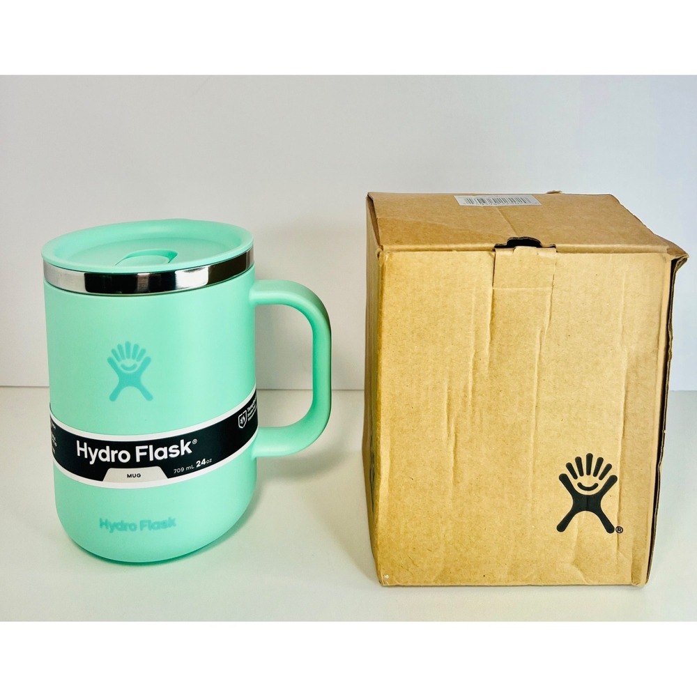 Hydro Flask Mug 24 oz Mermaid Green Temp Shield Double Wall Soft Touch Finish